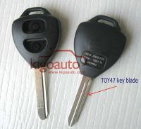 TOY47 key blade 2 buttons for Toyota