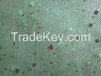 nylon diamond net metallic silver fabric