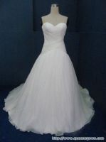 2014 Elegant and Romantic Luxury Chiffon Sexy Vneck  Beach Wedding dress Lace Decorative Bridal Gown