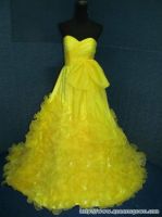 Color Wedding Dress.  Celebrating Evening Gown