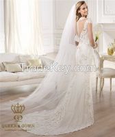  The New Lace Mermaid Wedding Dress Bridesmail Dress