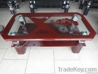 Four sides bending Glass Tables