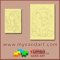 Sand Art - Large Size Painting Card