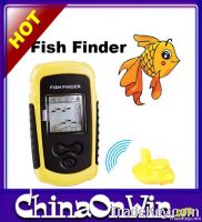 35 Meters Portable Wireless Sonar Fish Finder with LCD Display