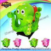 Hot kiddie ride with video game -Mini octopus