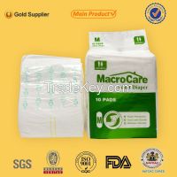 Wholesale High Quality Low Price Disposable Macro Care Adult Diaper 