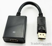 Displayport DP Male to HDMI Female Cable Converter Adapter