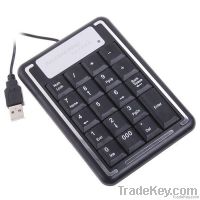 19 Keys Mini USB Numeric Number Keyboard Keypad for Laptap