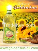 Refined sunflower oil 1.8 L PET T.M.GoldenSun . Origin of Ukraine