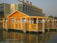 Floating house, floating platform, water house, floating villa