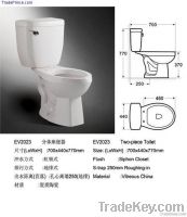 Water Closet Two Piece Toilet