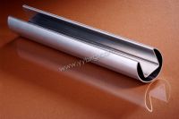 stainless steel welded slotted tube(channel tube groove tube)for glass