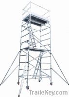 Aluminum scaffolding tower
