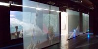 Rear Projection Adhesive Film Screen ProFilm Transparent