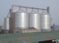 steel silos for grain storage with flat bottom
