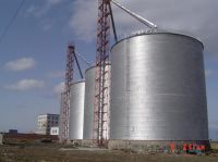 steel silos for barley storage with flat bottom