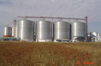 steel silos for soy bean storage with flat bottom