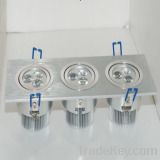 Cb-6053 (9*1W) LED Downlight Fixture Celling Ressesed Lighing Shell