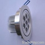 Cb-6022 (7*1W, FLAT) LED Downlight Fixture Celling Ressesed Lighing She