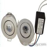 Cb -6003 (1*1W) LED Downlight Fixture Celling Ressesed Lighing Shell