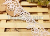 embroidery lace fabric/embroidery lace trim wholesale