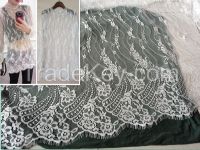 150 cm x 300 cm Good Quality Stripe Full Floral Summer Dress Lace Fabric