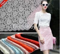 # 107 Hot style cord French dress lace fabric Swiss African lace fabric