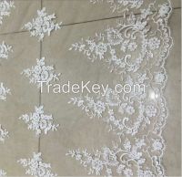 Wholesale factory directly sale corded French lace fabric