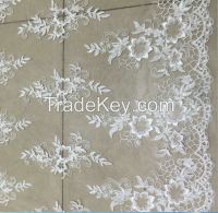 New Style corded French lace fabric African wedding lace fabric