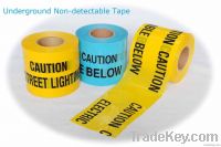 Underground Non detectable Caution Tape