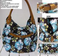 Leather/ Polyester/ Flower Pattern/ Modern/ Summer/ Winter/ Handbag