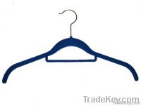 velvet Shirt Hanger with Tie Bar