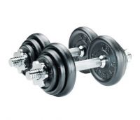 20KG CAST IRON DUMBBELL SET