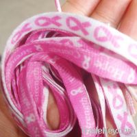 Anti Breast Cancer Printed shoelaces