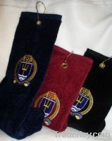 Embroidered Golf Towels  (100% Cotton)