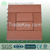 wpc composite decking tiles, wpc interlock tile, pool deck tiles,balcony tiles, wood plastic decking tiles