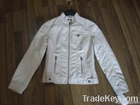 washed PU jacket