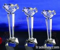 Custom trophy  crystal troph (Free engraving LOGO words)