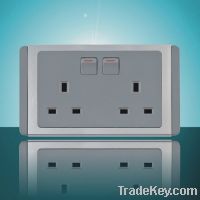 13A double wall socket