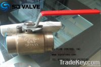 one piece forged ball valve