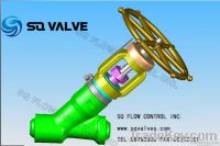 Y-type globe valve