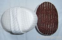 sisal/linen/loofah/nylon bath scrubber with sponge