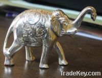 White Metal Elephant