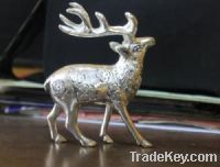 White Metal Deer