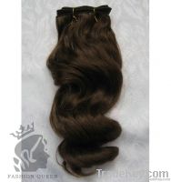 14 Inch Color #6 Indian Human Hair Weft On Sale