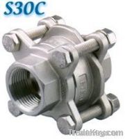 3 PC S/S Spring Loaded Check Valve