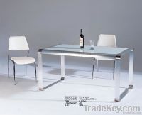 white dining set