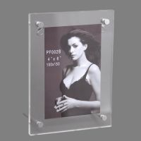 acrylic free standing photo frame