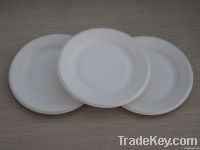 disposable round plate with lace