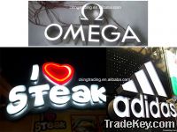 Fronlit LED sign